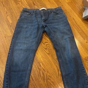 Levi's Dark Blue Straight Jeans